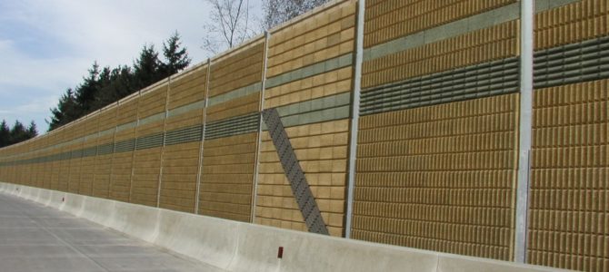 Durisol zajárnyékoló fal kerítésként