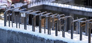 betonozás télen